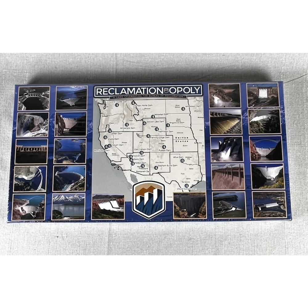 RECLAMATION OPOLY A GAME CELEBRATING THE BUREAU OF RECLAMATION NEW & SEALED!